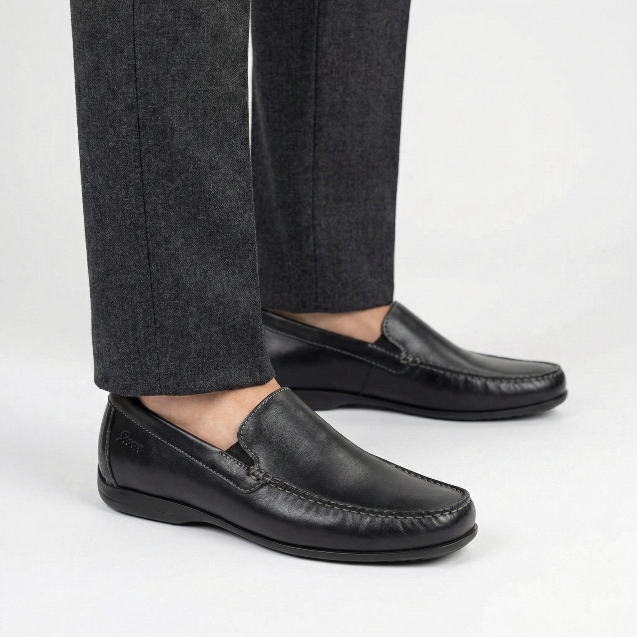Gion-XL men's Slipper black | Sioux Online Shop