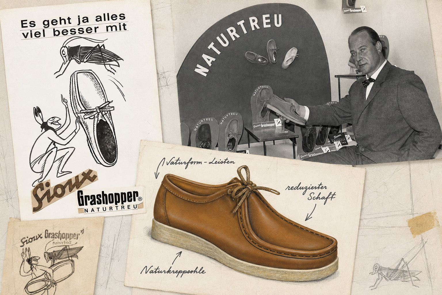 Der Grashopper verändert das Schuhgefühl