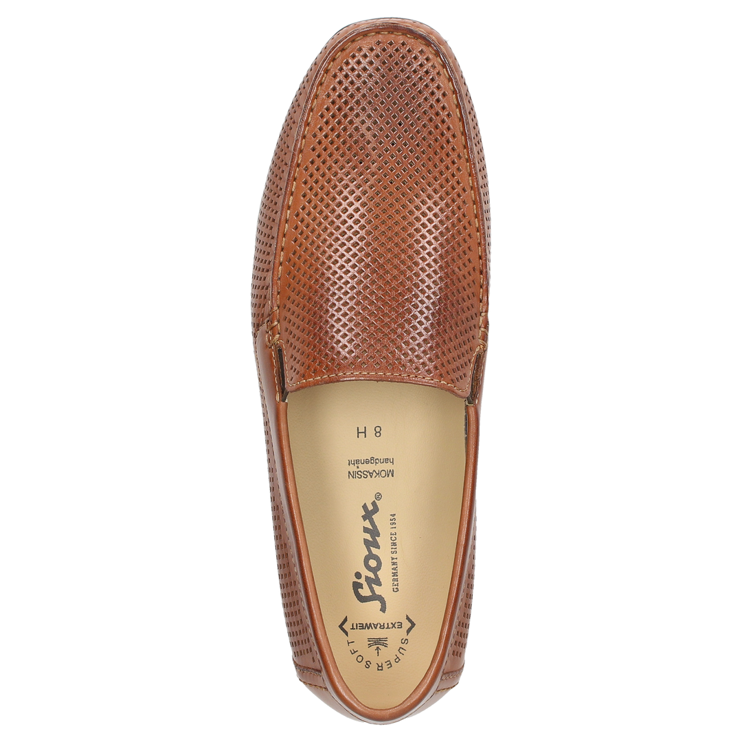 Sioux Giumelo-708-H Herren in cognac – Ansicht von oben
