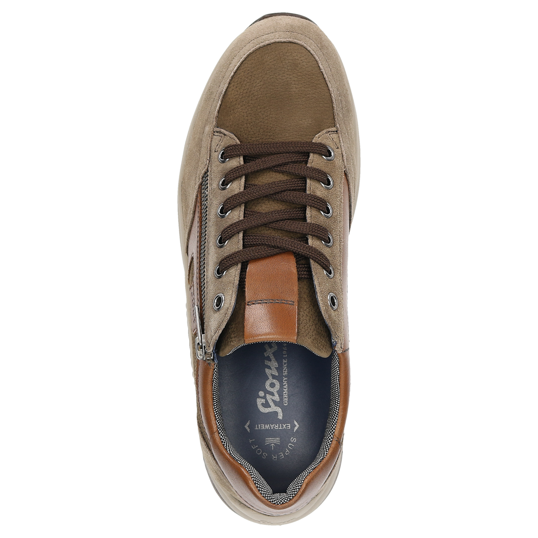 Sioux Turibio-702-J heren in beige – bovenaanzicht