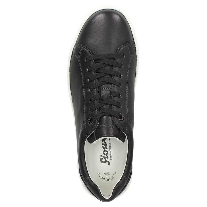 Sioux Tils sneaker 003 Herren in schwarz – Ansicht von oben