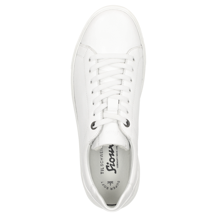 Sioux Tils sneaker 003 Herren in weiß – Ansicht von oben