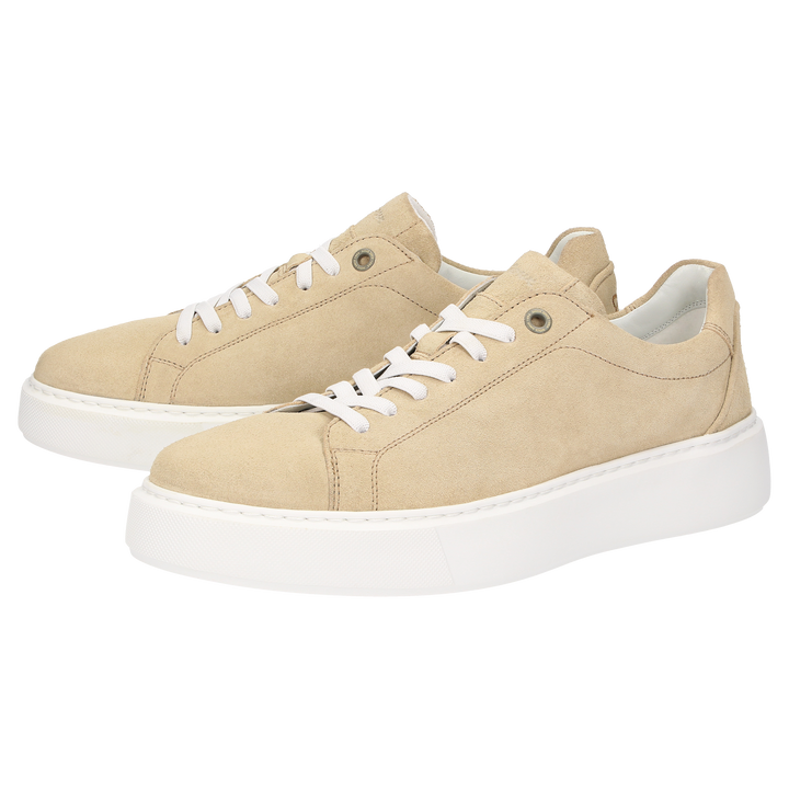Sioux Tils sneaker 003 voor heren in beige – afbeelding van het paar