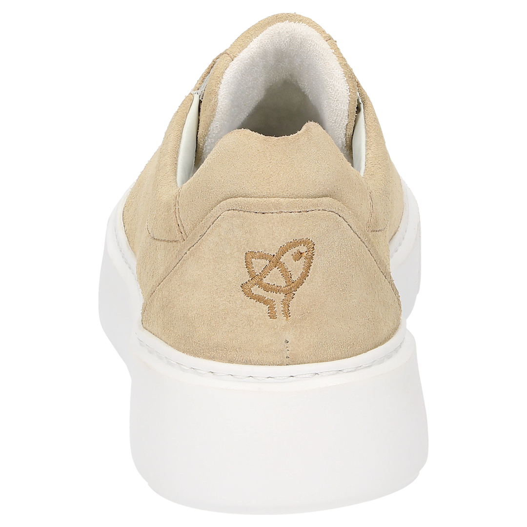 Sioux Tils sneaker 003 voor heren in beige – achteraanzicht