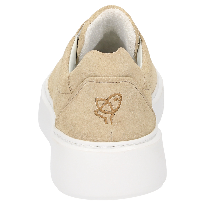 Sioux Tils sneaker 003 voor heren in beige – achteraanzicht