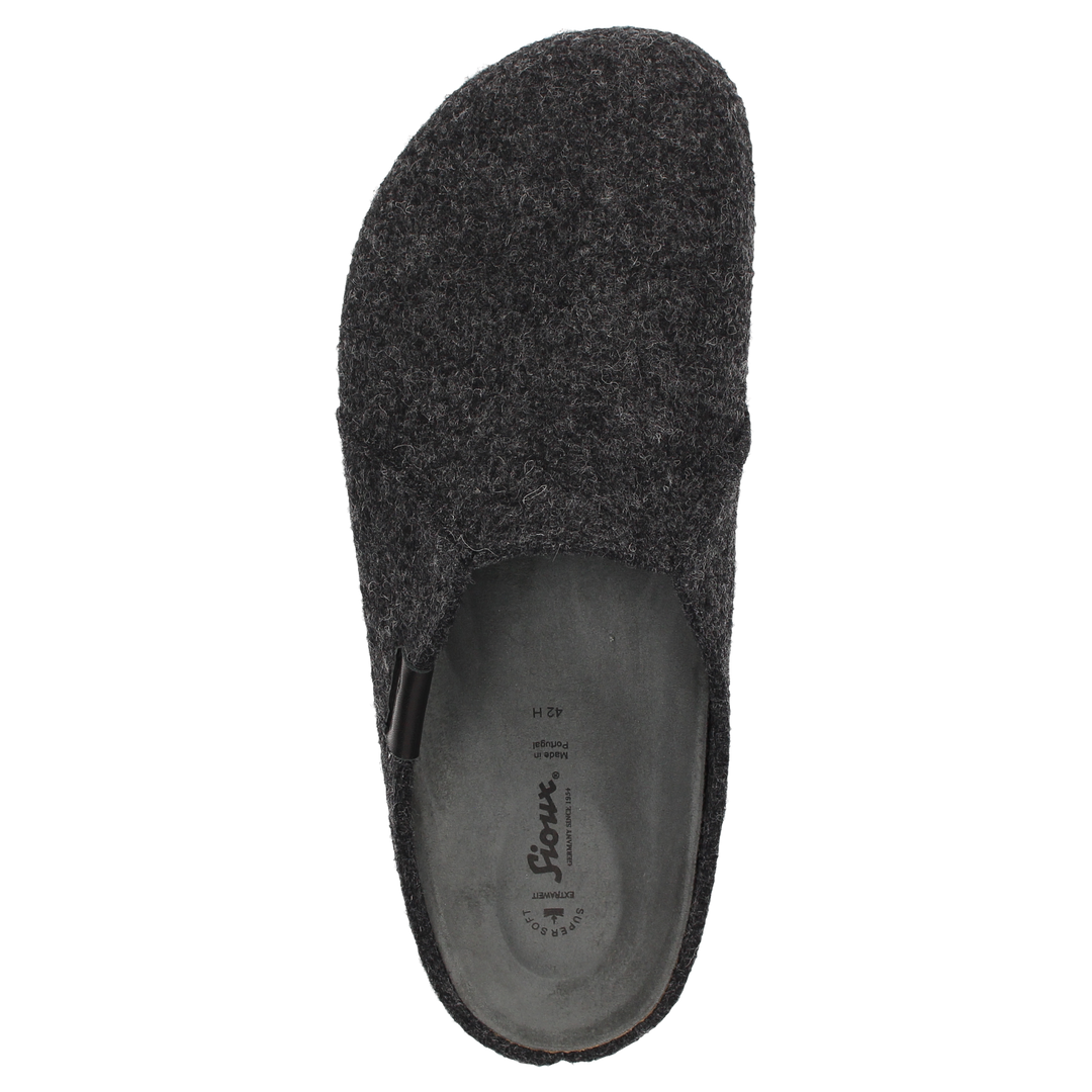 Sioux Lucendos-700-H pour homme, gris foncé – vue de dessus