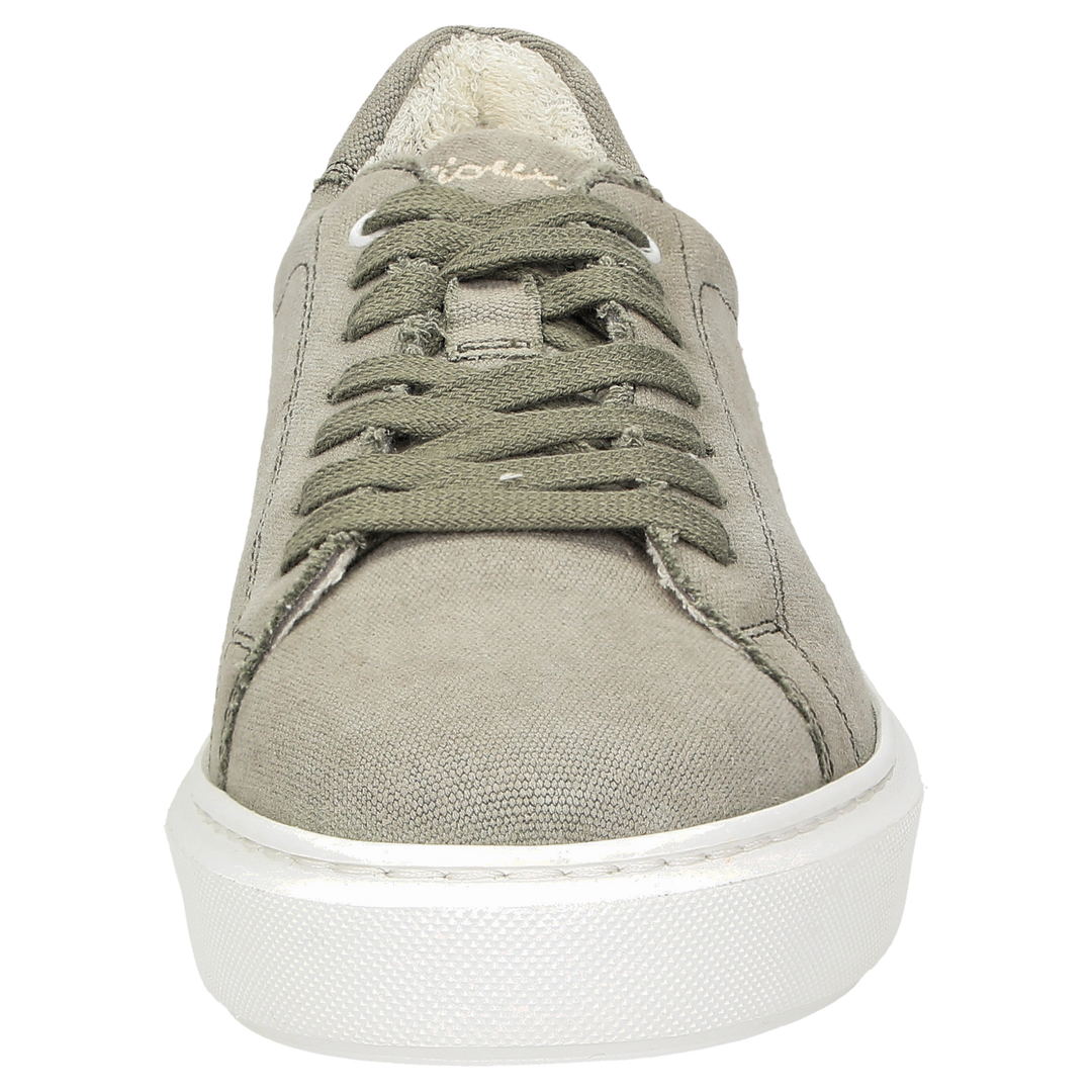 Baskets Sioux Tils 004 pour homme, couleur verte – Vue de face
