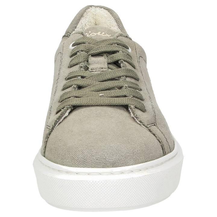 Baskets Sioux Tils 004 pour homme, couleur verte – Vue de face
