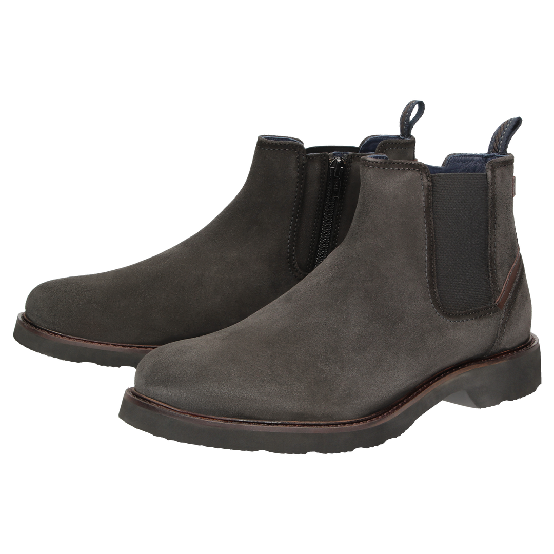 Sioux Dilip-717-H herenschoenen in donkergrijs – afbeelding van het paar