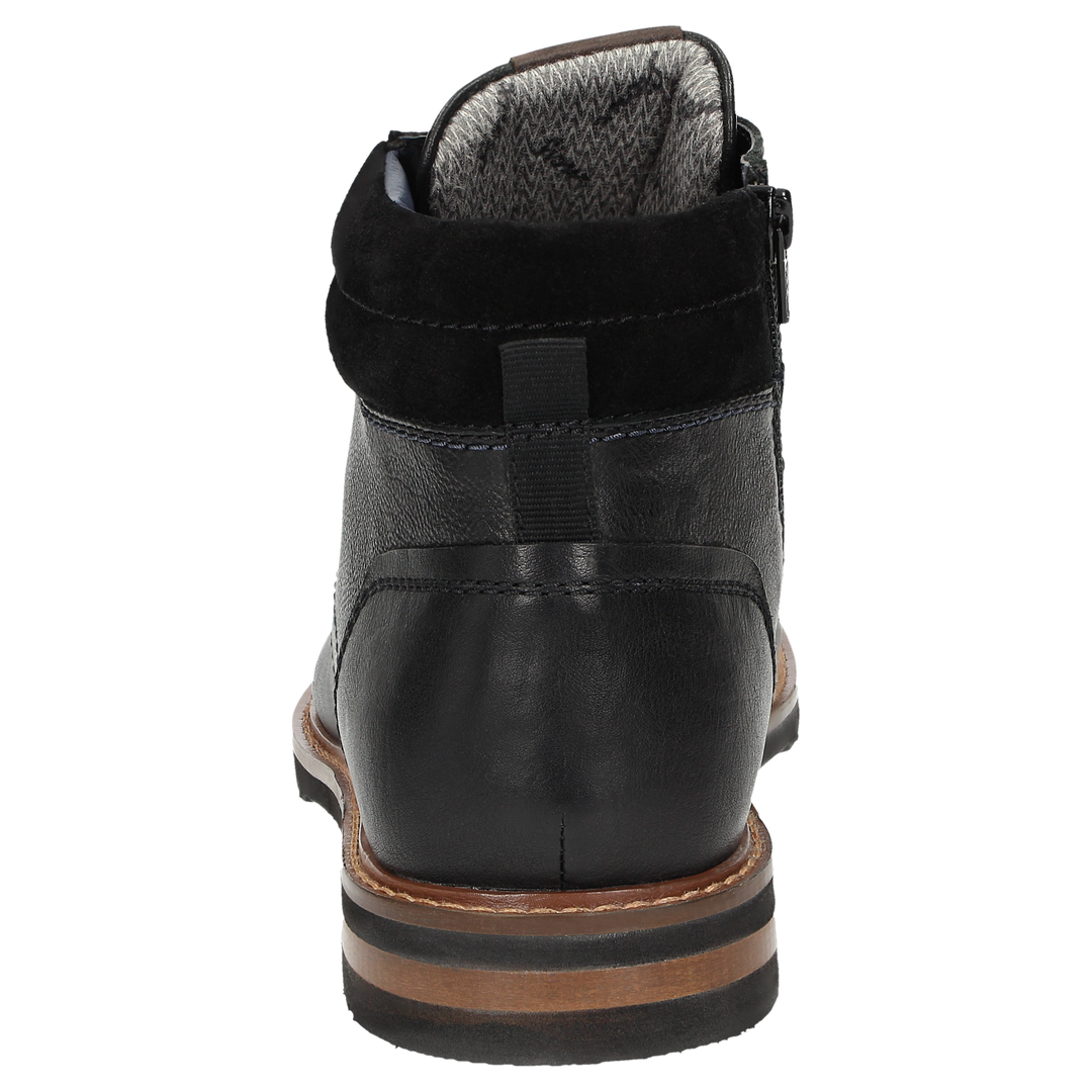 Sioux Rostolo-701-TEX Herren in schwarz – Rückansicht