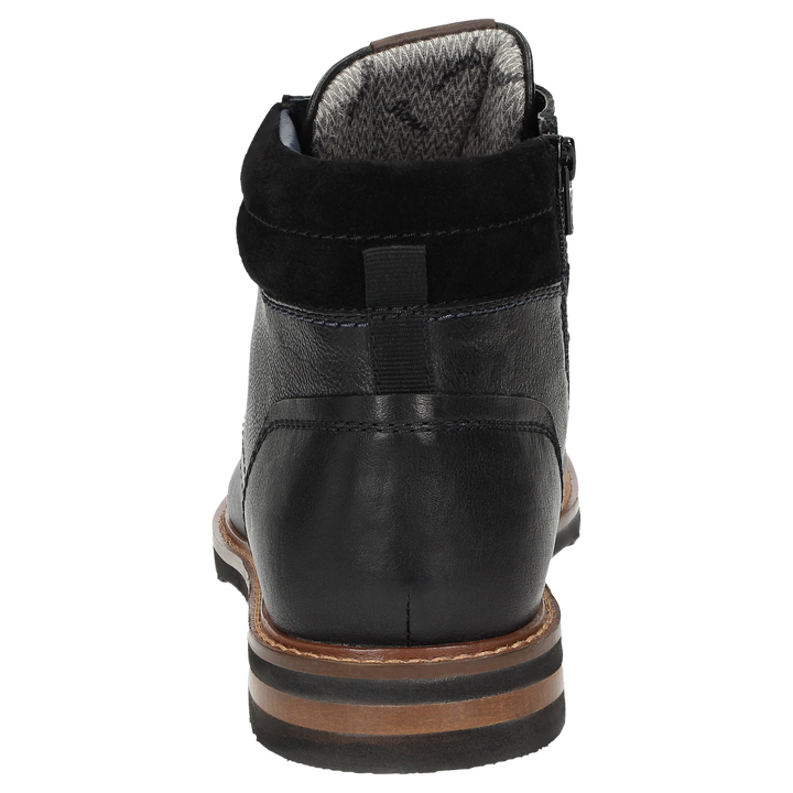 Sioux Rostolo-701-TEX Herren in schwarz – Rückansicht