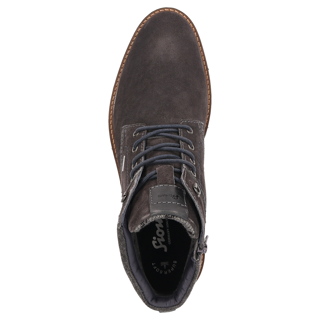 Sioux Rostolo-701-TEX pour homme, gris – Vue de dessus