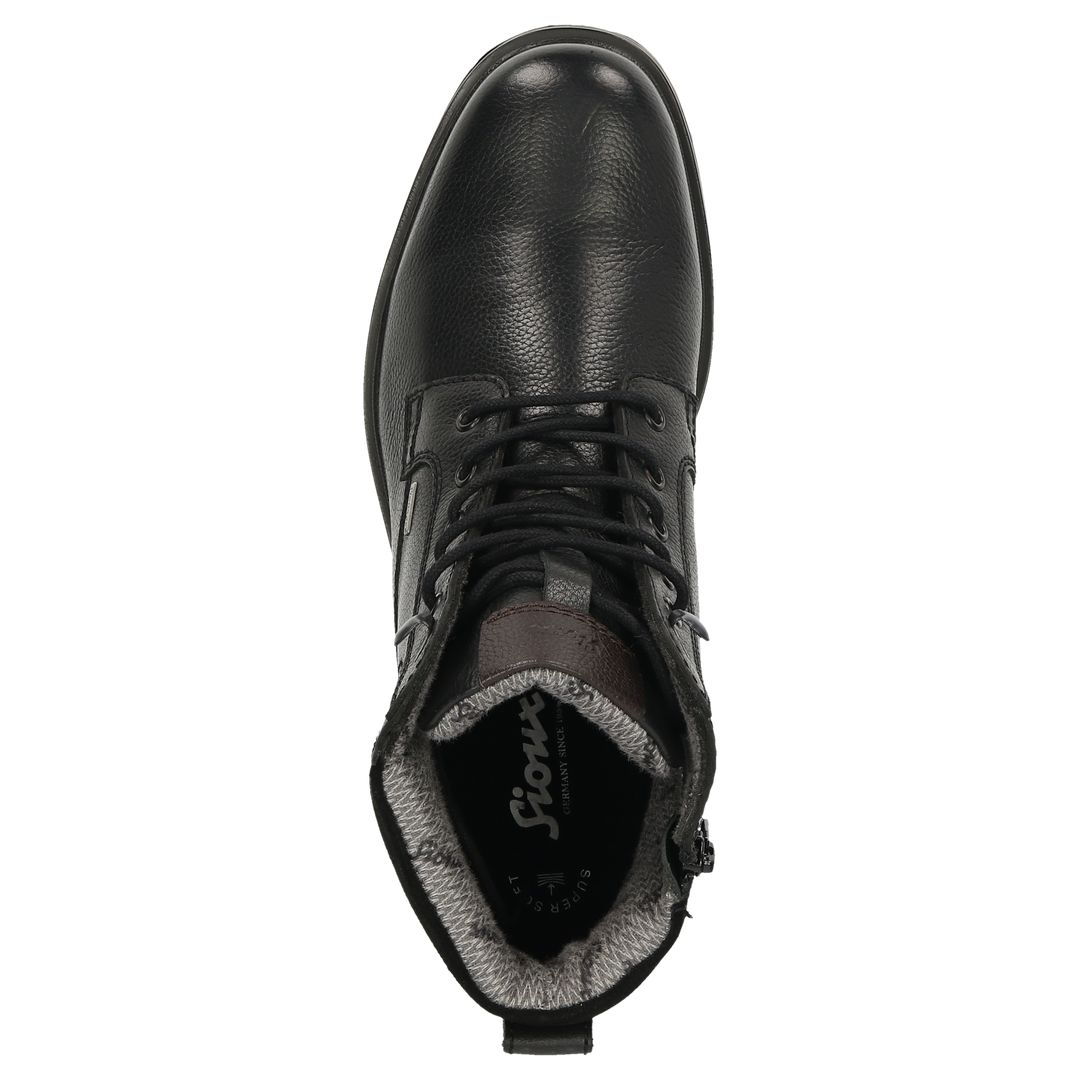 Sioux Jadranko-700-TEX pour homme, noir – Vue de dessus