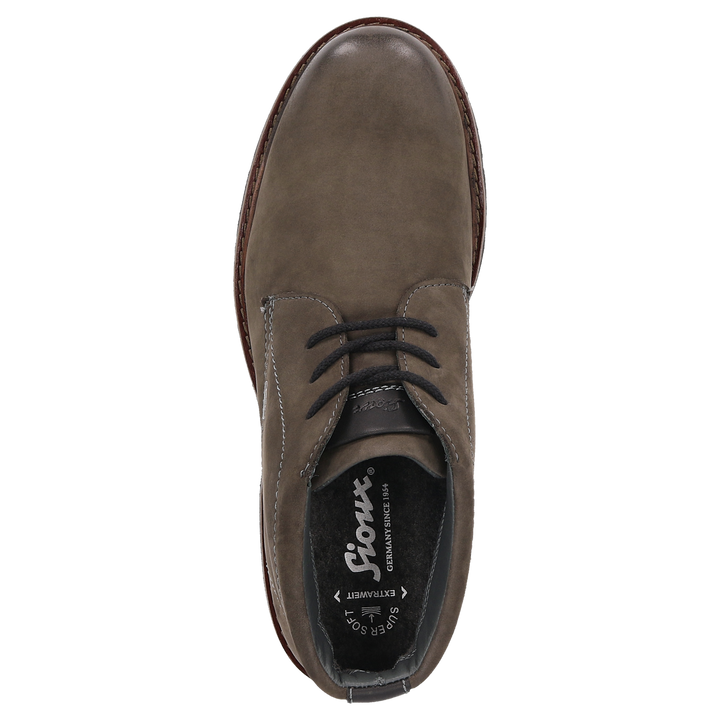 Sioux Adalrik-716-TEX-H pour homme, couleur grise – Vue de dessus