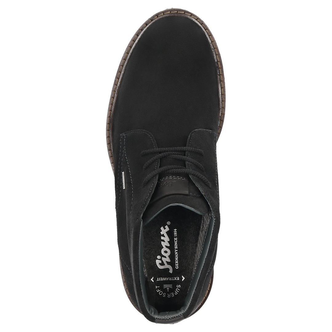 Sioux Adalrik-716-TEX-H pour homme, noir – Vue de dessus