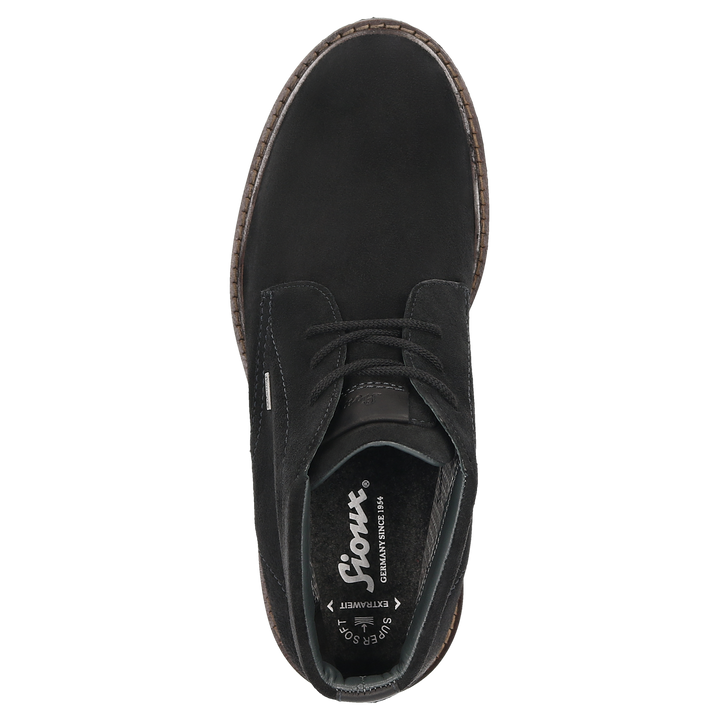 Sioux Adalrik-716-TEX-H pour homme, noir – Vue de dessus