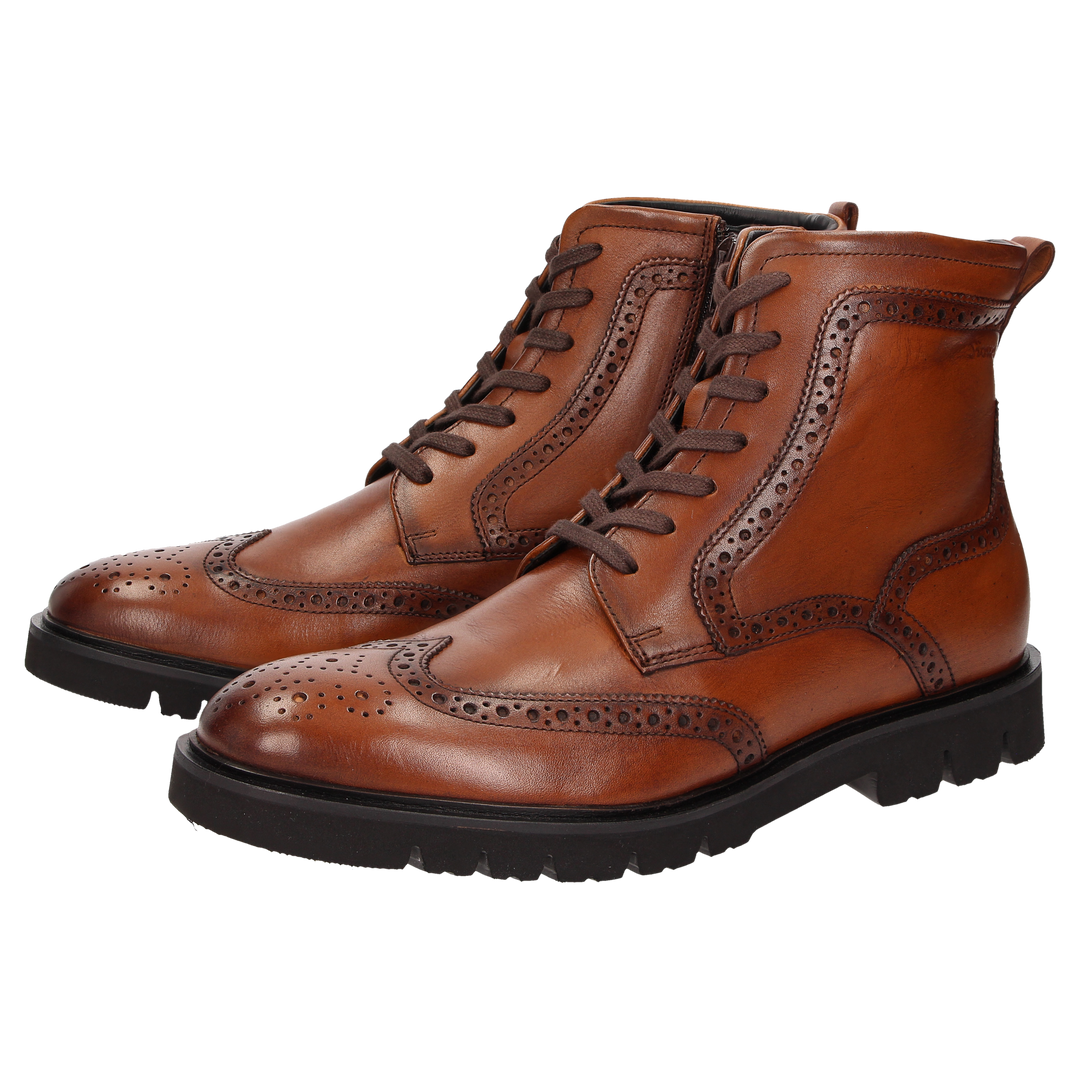 Sioux Rogtanos-702-WF Herren in cognac – Paarbild