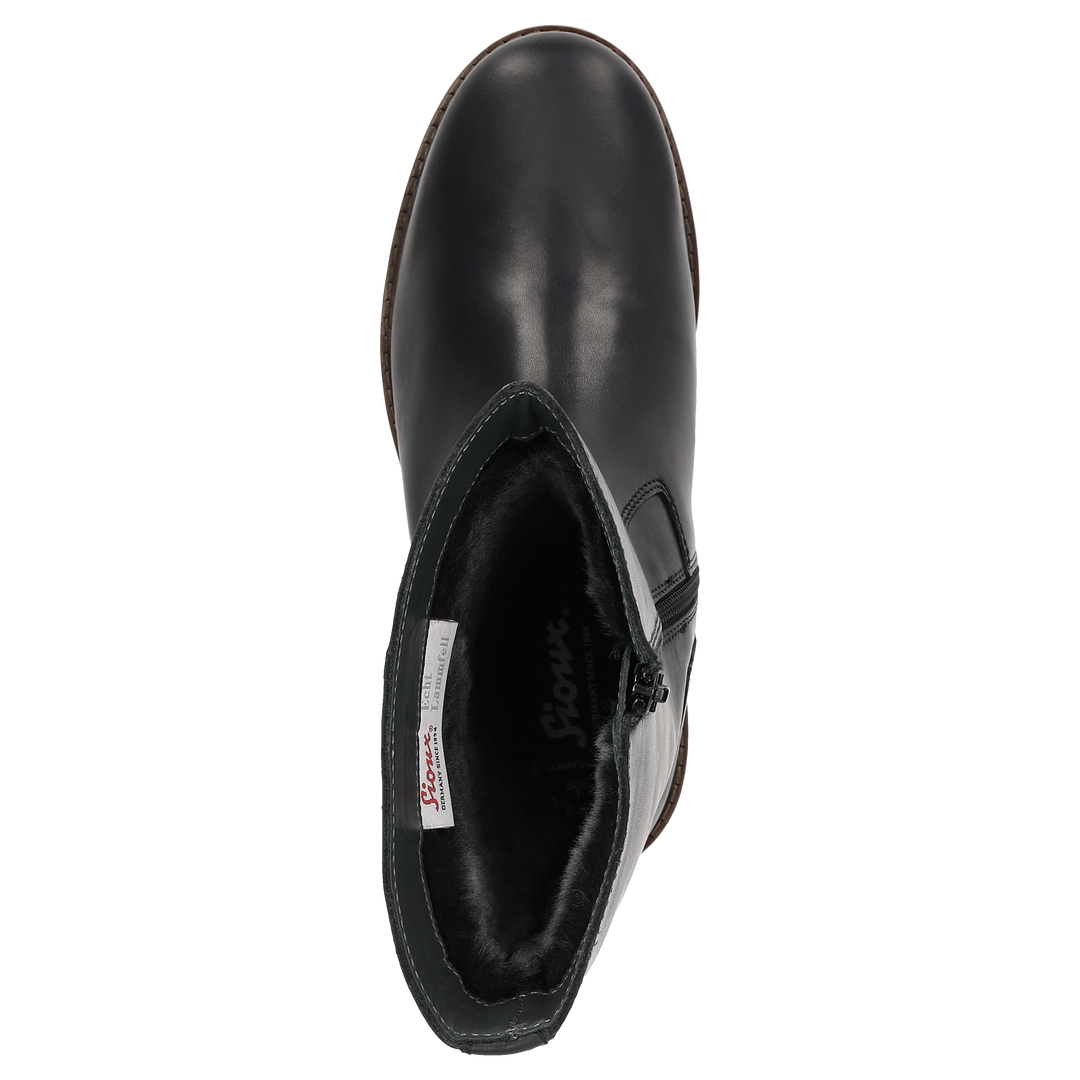 Sioux Adalr.-718-TEX-LF-H pour homme, noir – Vue de dessus