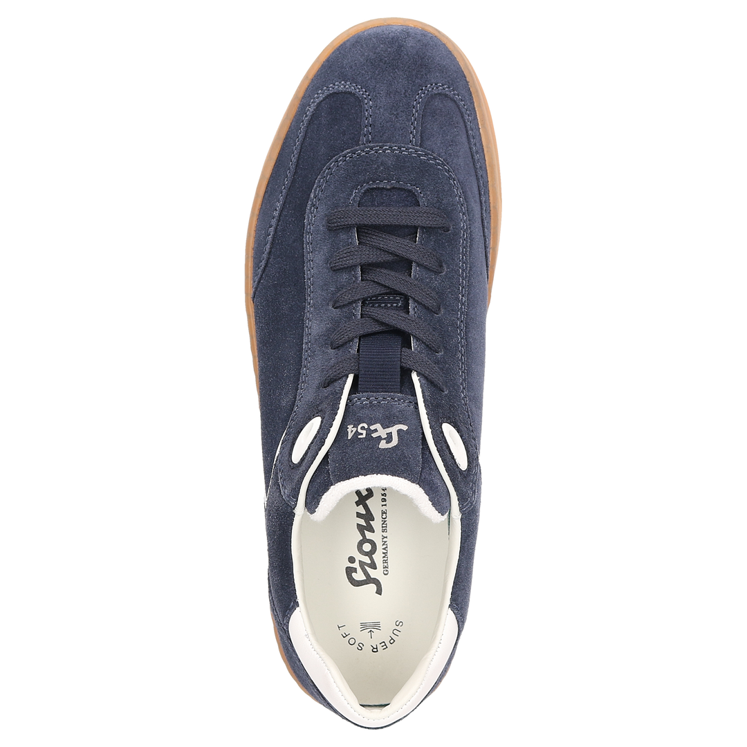 Sioux Tedroso-708 pour homme, bleu – Vue de dessus
