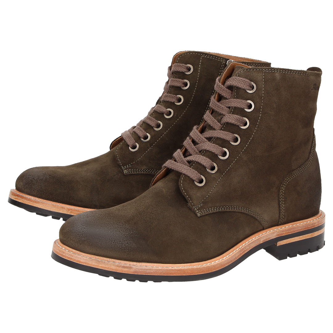 Sioux Tils bootie 003 Herren in grün – Paarbild