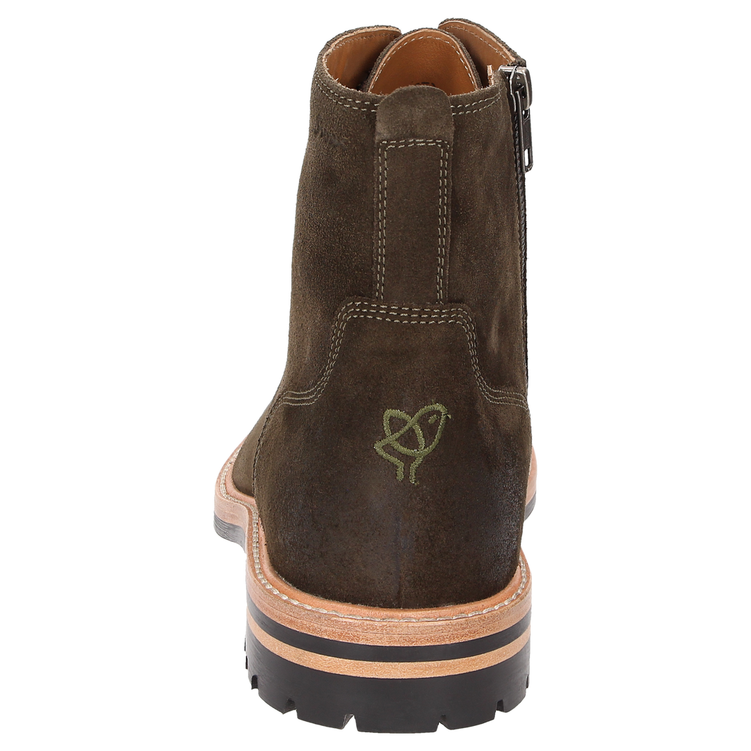 Sioux Tils Bootie 003 for Men in Green – Back View