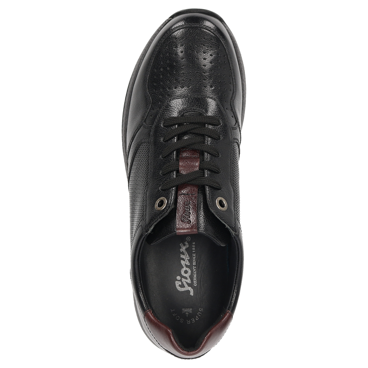 Sioux Rojaro-718 pour homme, en noir – Vue de dessus