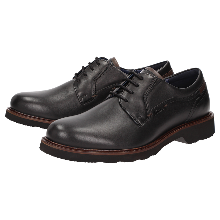 Sioux Dilip-716-H herenschoenen in zwart – afbeelding van een paar