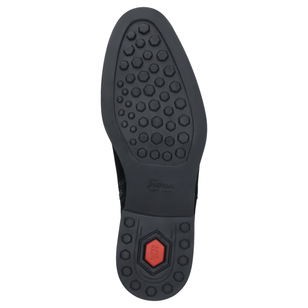 Sioux Foriolo-709-H pour homme, noir – vue de la semelle