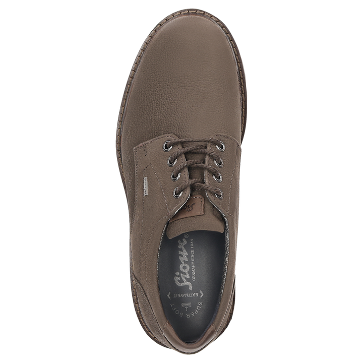 Sioux Adalrik-703-TEX-H pour homme, marron foncé – vue de dessus