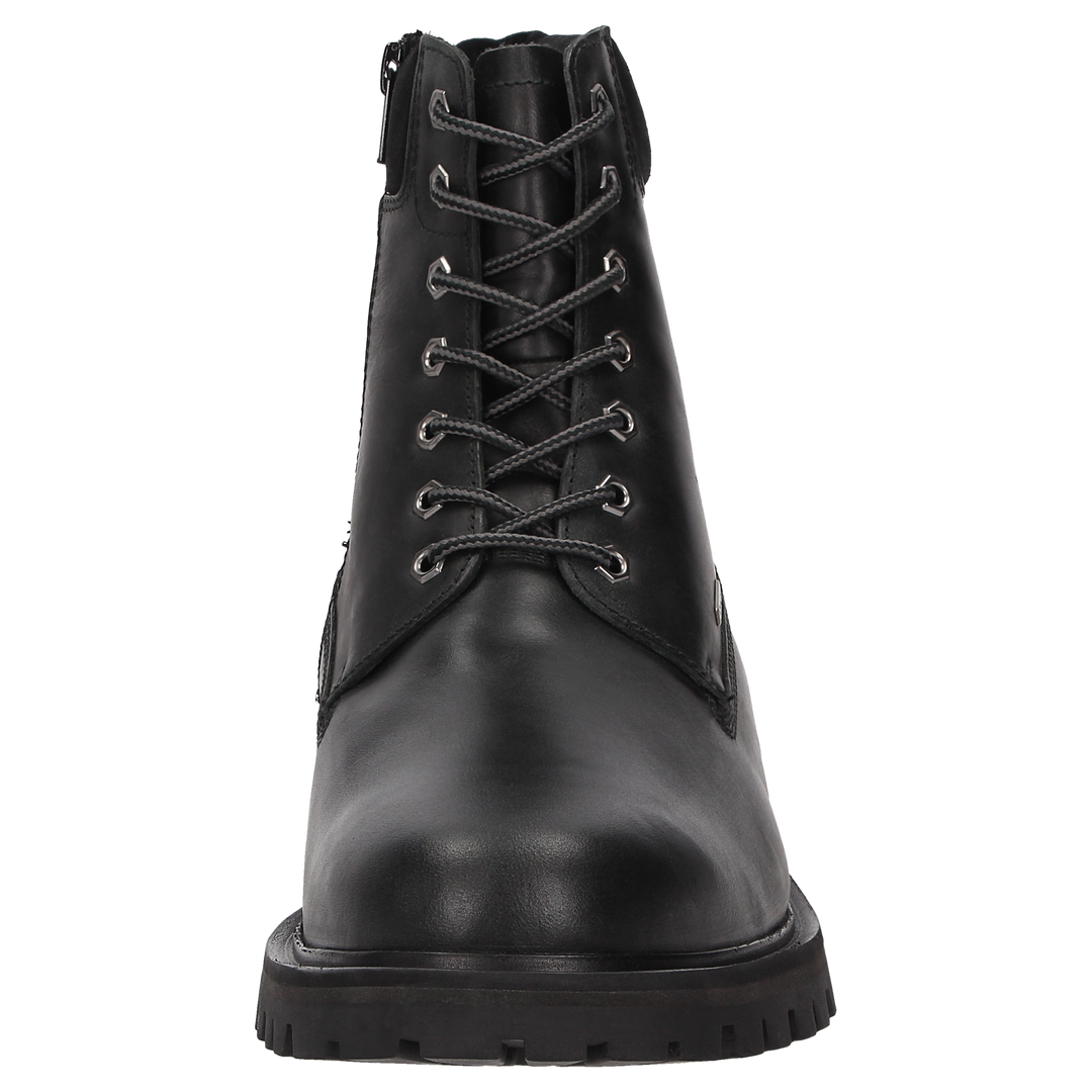 Sioux Aspar.-702-TEX-LF-H Herren in schwarz – Frontalansicht