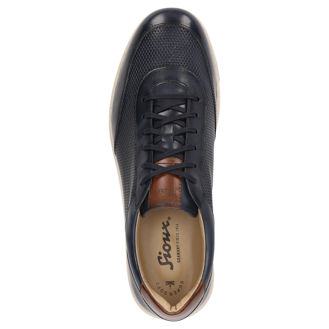 Sioux Furatino-702 heren in donkerblauw – bovenaanzicht