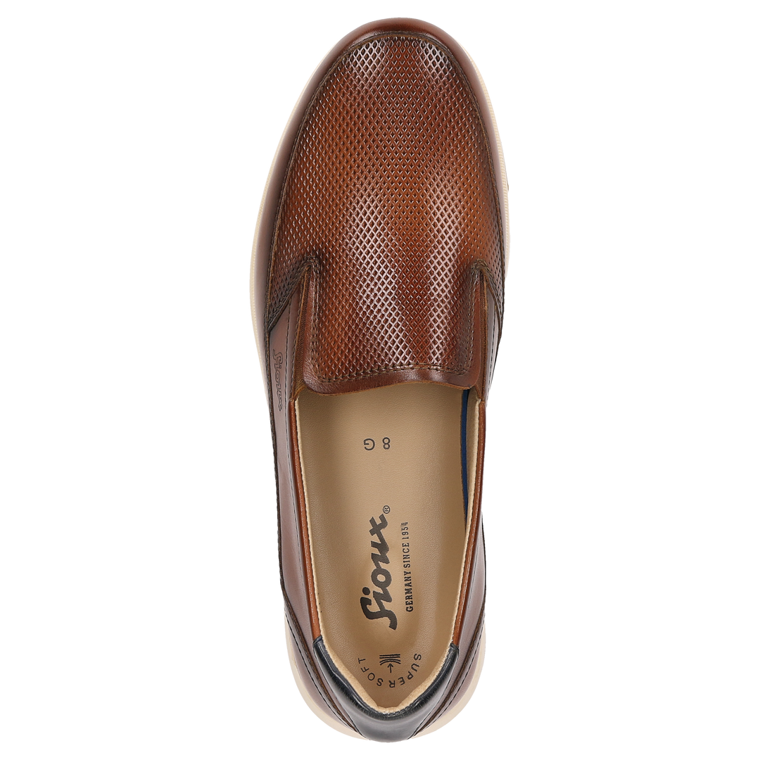 Sioux Furatino-701 Herren in cognac – Ansicht von oben