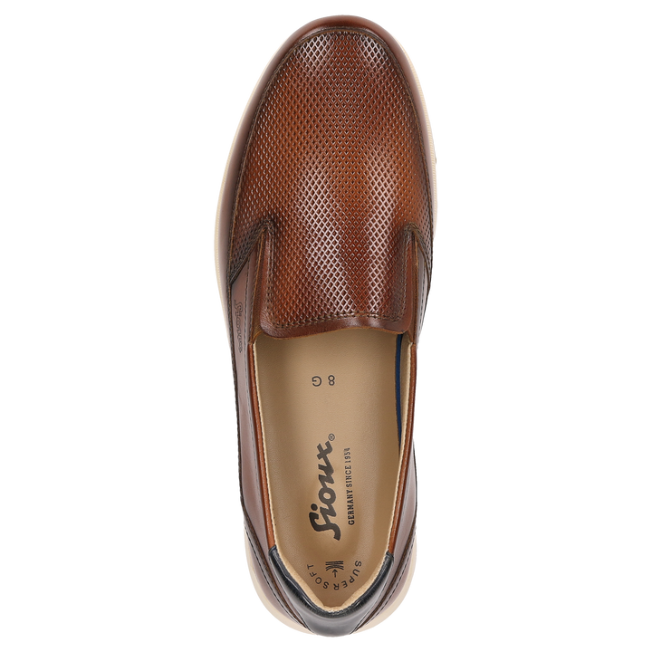 Sioux Furatino-701 Herren in cognac – Ansicht von oben