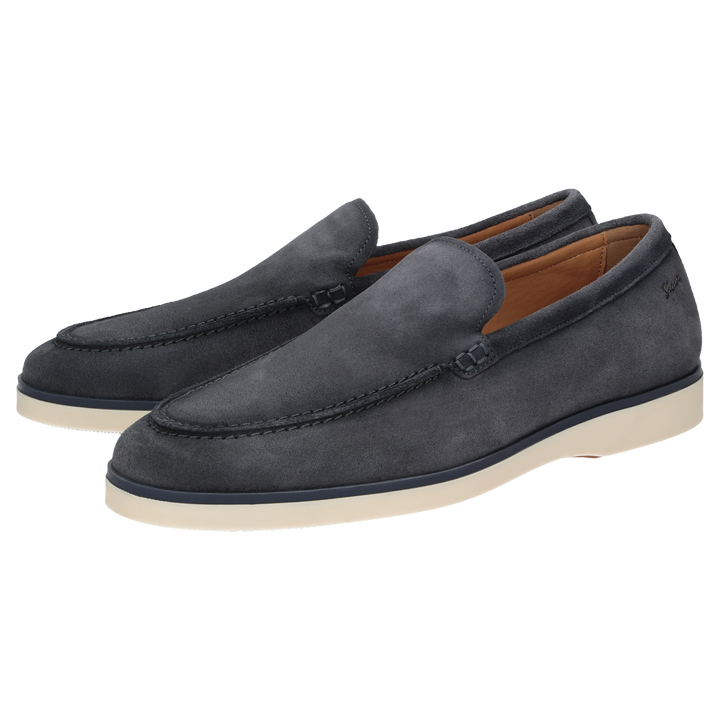 Sioux Mikladon-700 pour homme, bleu foncé – Photo de la paire