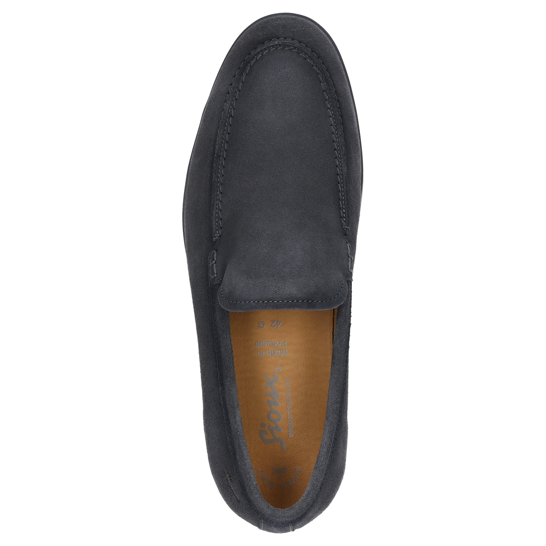 Sioux Mikladon-700 pour homme, bleu foncé – Vue de dessus