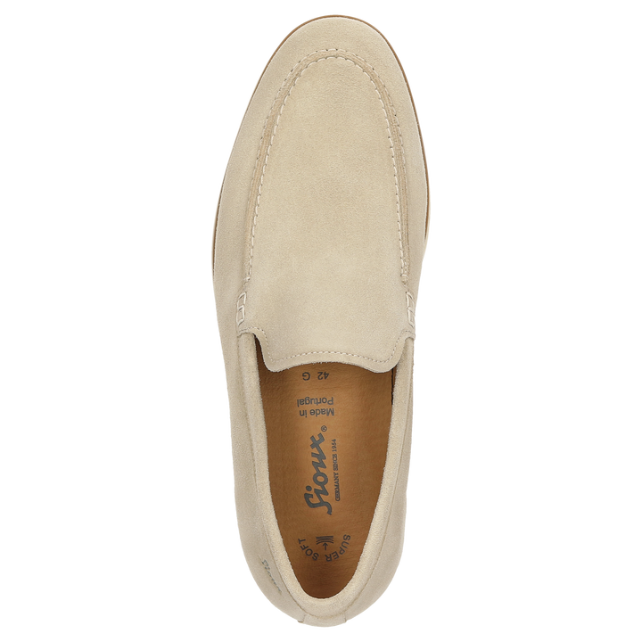 Sioux Mikladon-700 heren in beige – bovenaanzicht