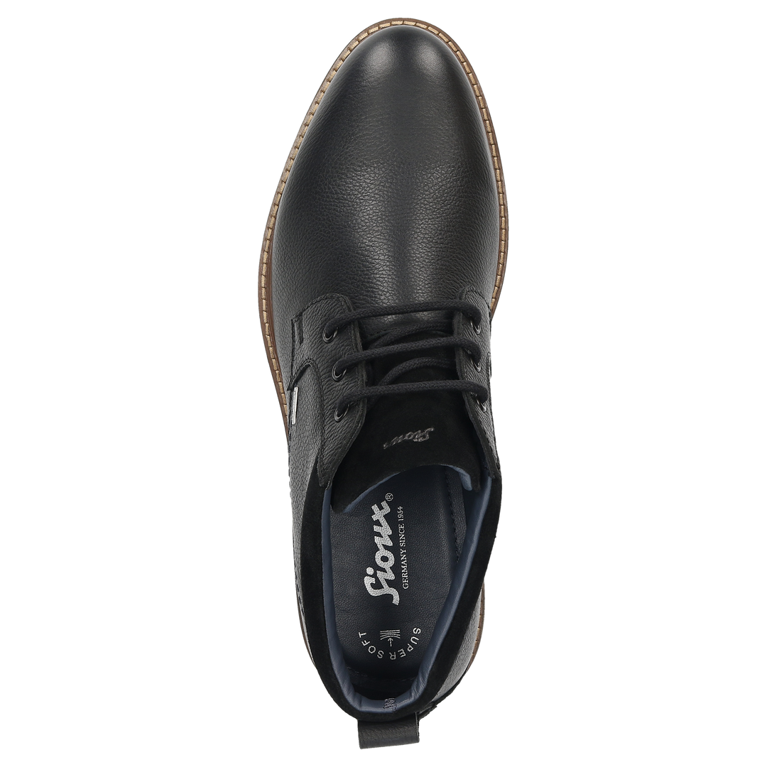 Sioux Rostolo-706-TEX Herren in schwarz – Ansicht von oben