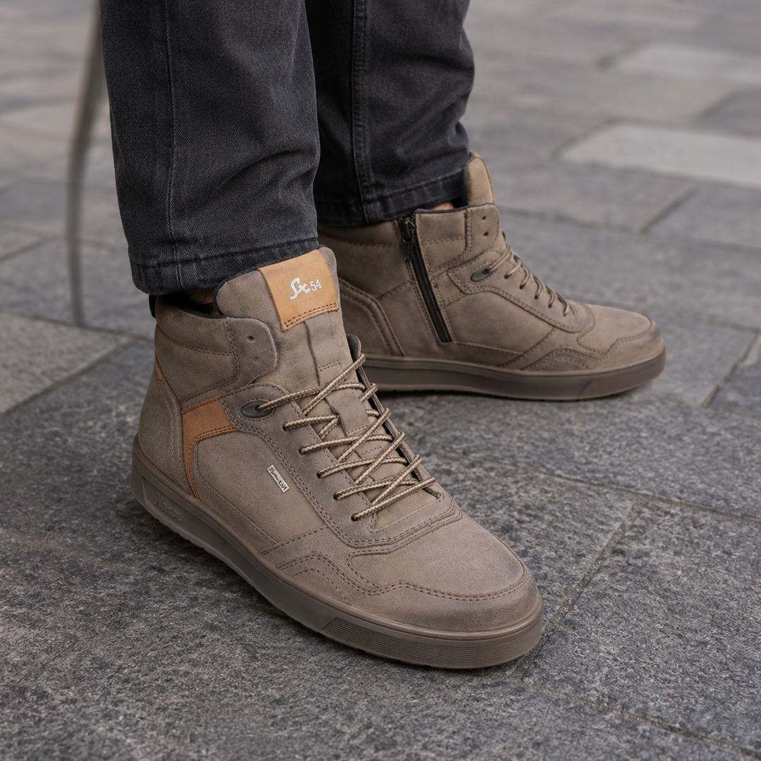 Sioux Tedroso-707-TEX Herren in dunkelbraun – Paarbild