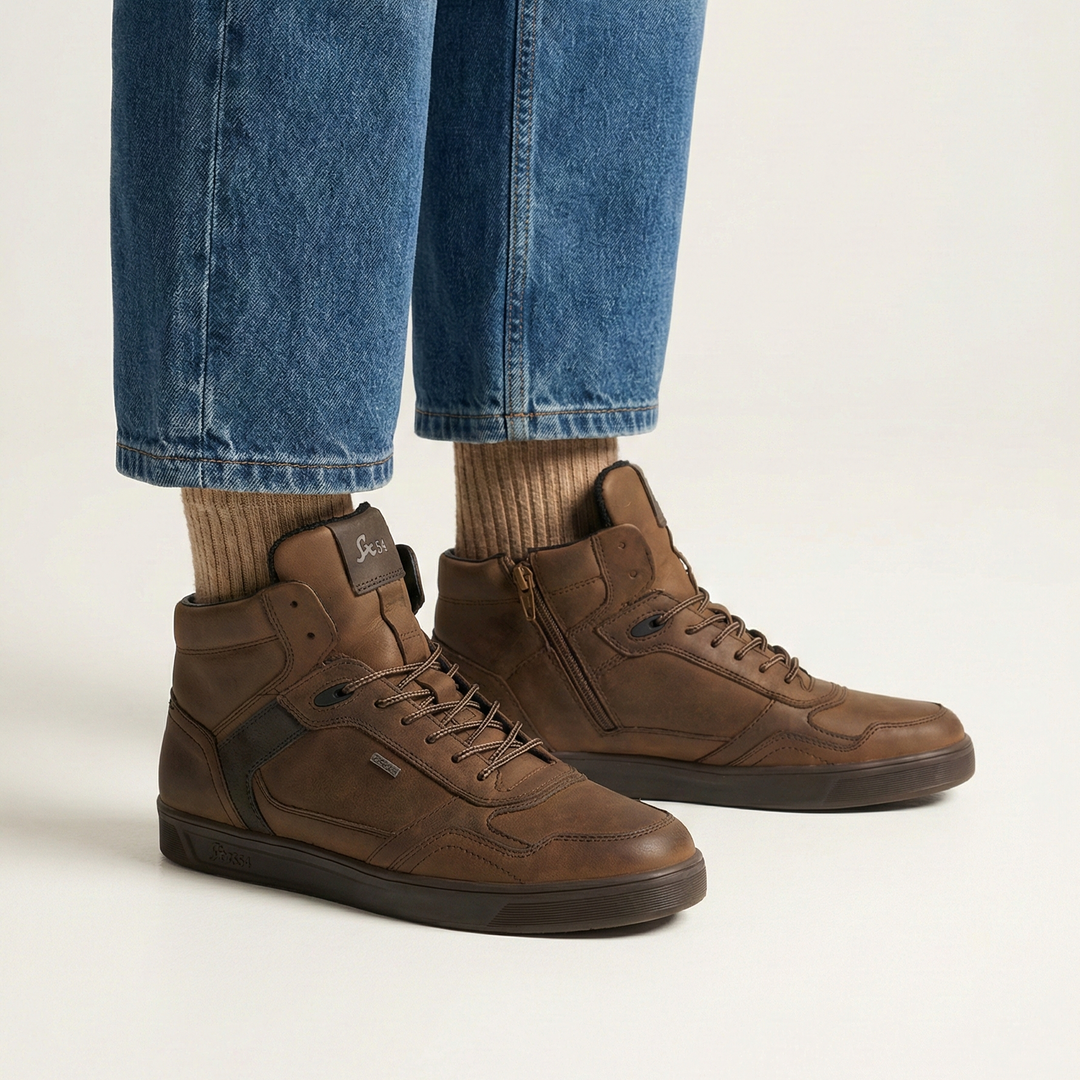 Sioux Tedroso-707-TEX pour homme, couleur marron – Photo de la paire