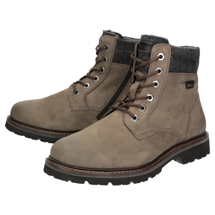 Sioux Adalr.-704-TEX-LF-H Herren in taupe – Paarbild