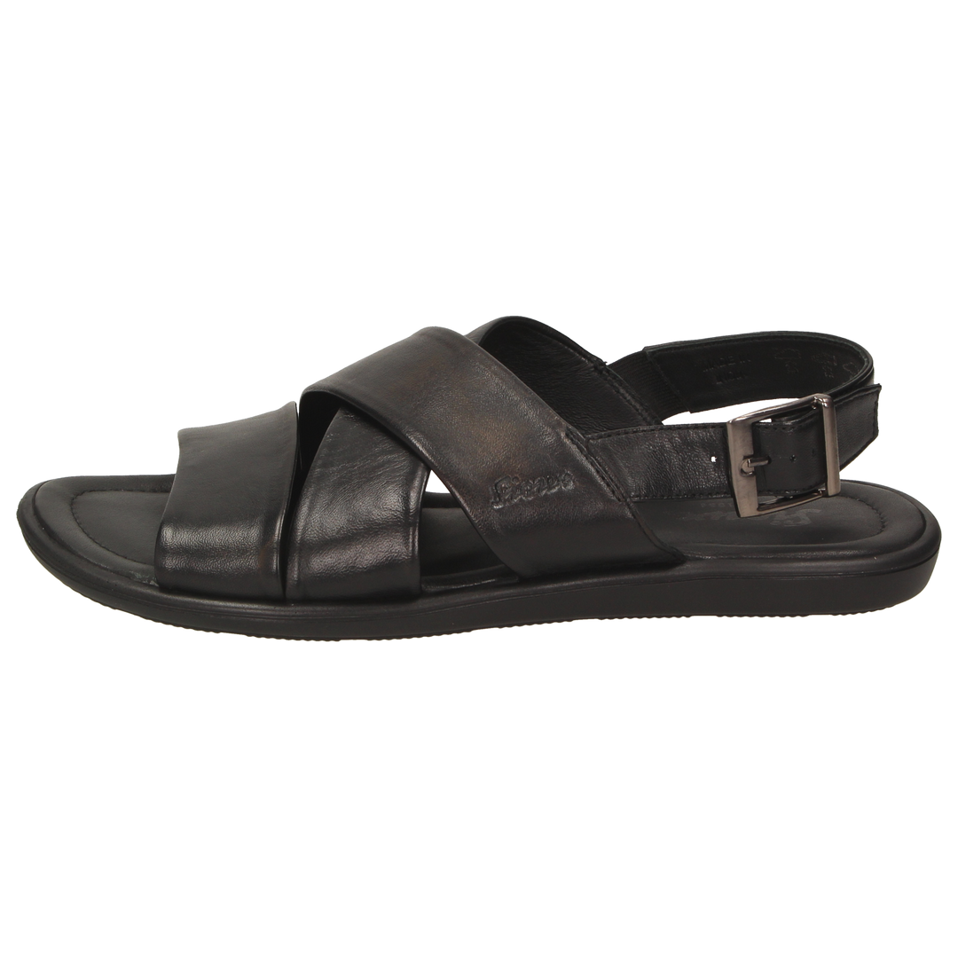 Sioux Mirtas herenschoenen in zwart – buitenkant