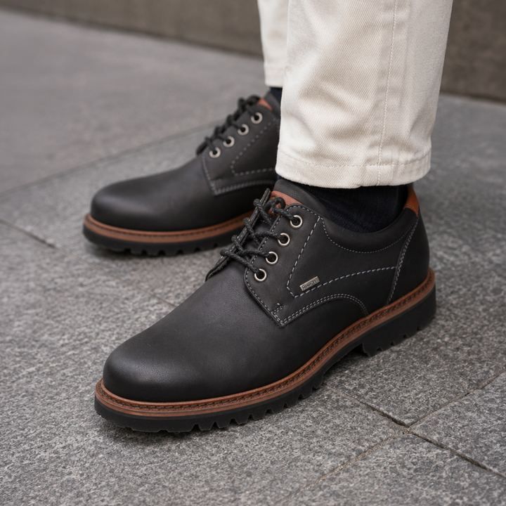 Sioux Adalrik-703-TEX-H pour homme, noir – Photo de la paire