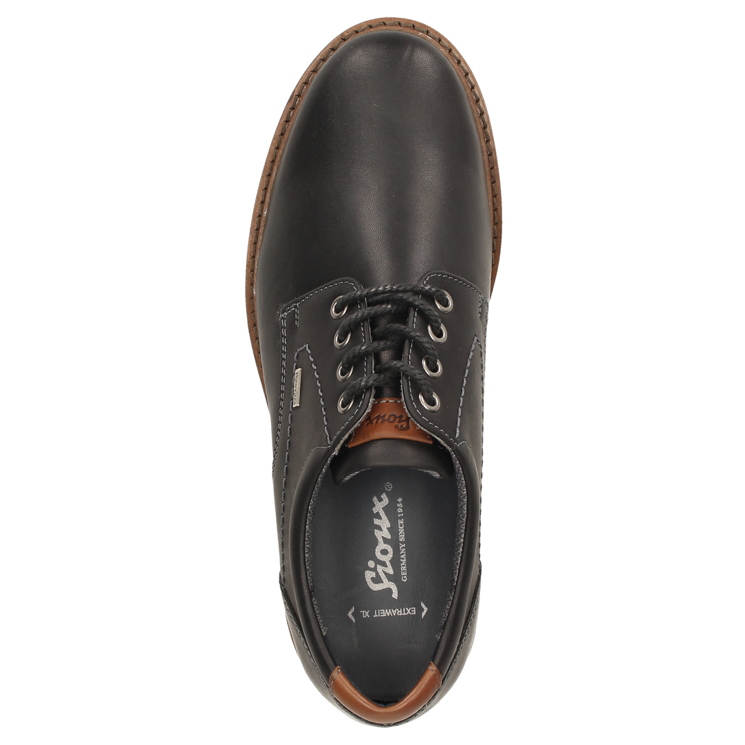 Sioux Adalrik-703-TEX-H pour homme, noir – Vue de dessus