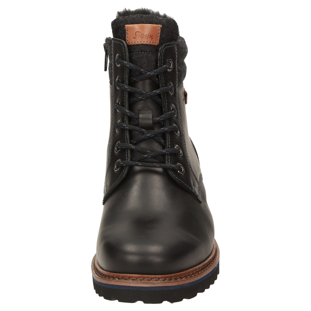 Sioux Adalr.-704-TEX-LF-H Herren in schwarz – Frontalansicht