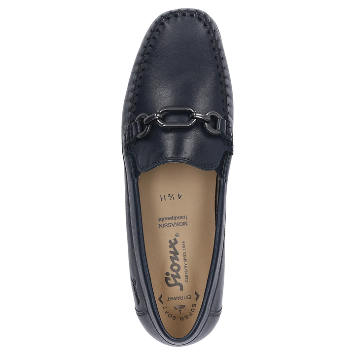 Sioux Cortizia-737-H-SC pour femme, bleu foncé – Vue de dessus
