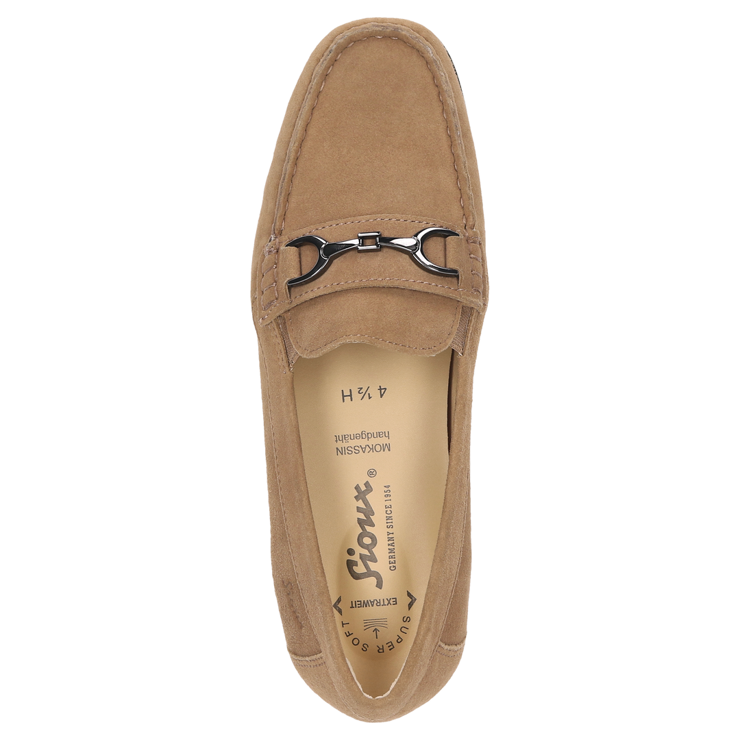 Sioux Cortizia-738-H pour femme, couleur beige – Vue de dessus