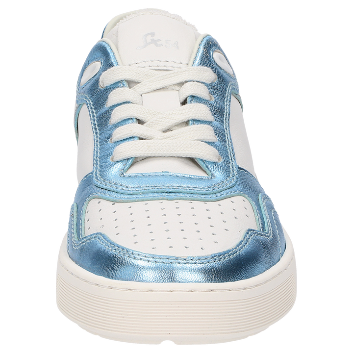 Baskets Sioux Maites 001 pour femme, en bleu – Vue de face