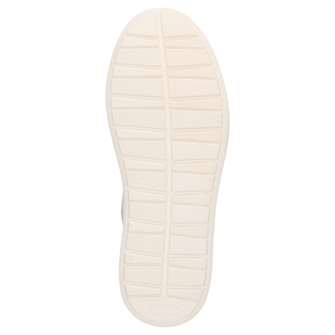 Sioux Maites sneaker 002 Damen in silber – Sohlenansicht