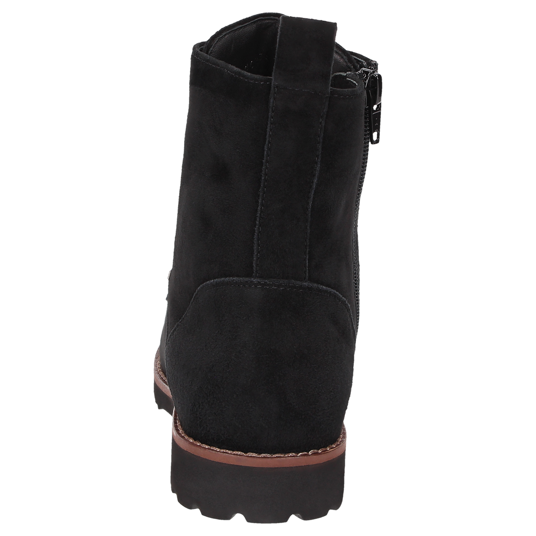 Sioux Merdit-733-TEX-WF-H Damen in schwarz – Rückansicht