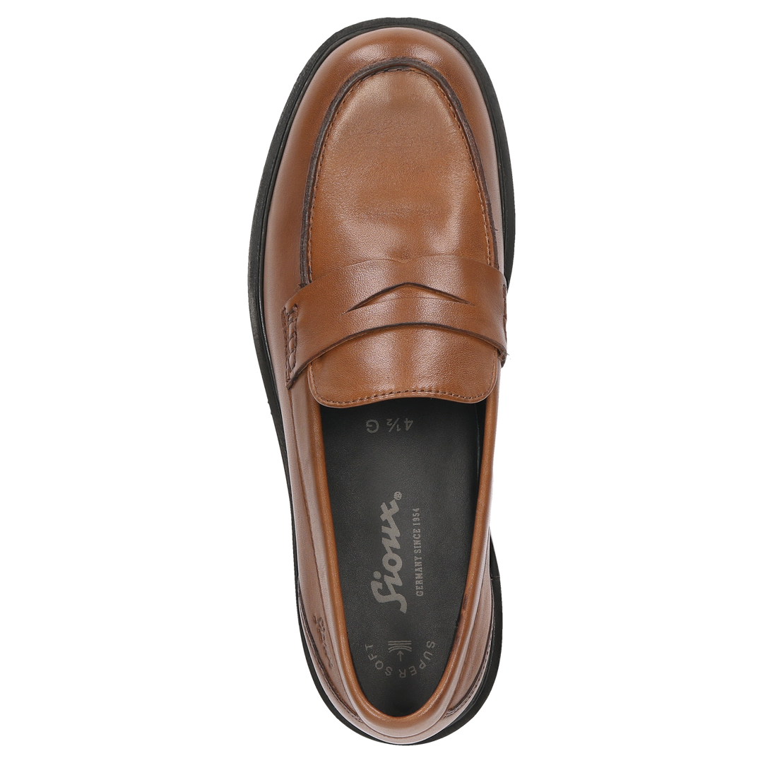 Sioux Nishima-700 pour femme, couleur cognac – vue de dessus